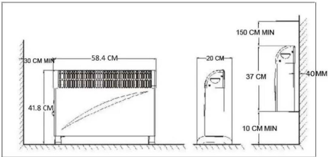WAVES CH102597 - Radiateur à convection avec thermostat et ventilateur - 2