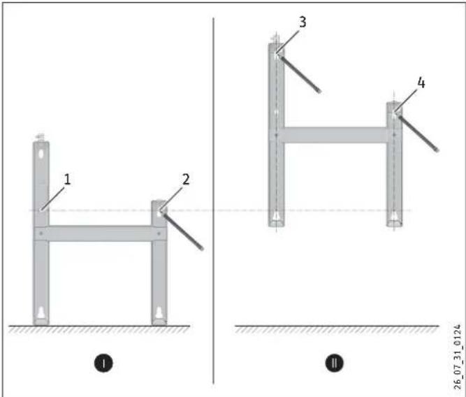 STIEBEL ELTRON CNS 100 F - Montaje del soporte de pared - 1