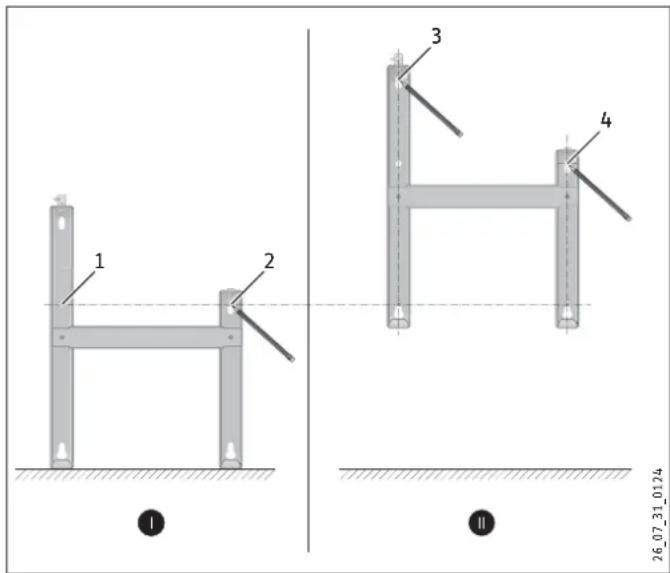 STIEBEL ELTRON CNS 100 F - Montage du support mural - 1