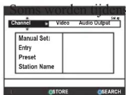 SONY RDRHX919 - Kanaal - handmatig zoeken - 1