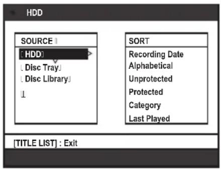 SONY RDRHX919 - Afspelen vanaf de HDD - 1
