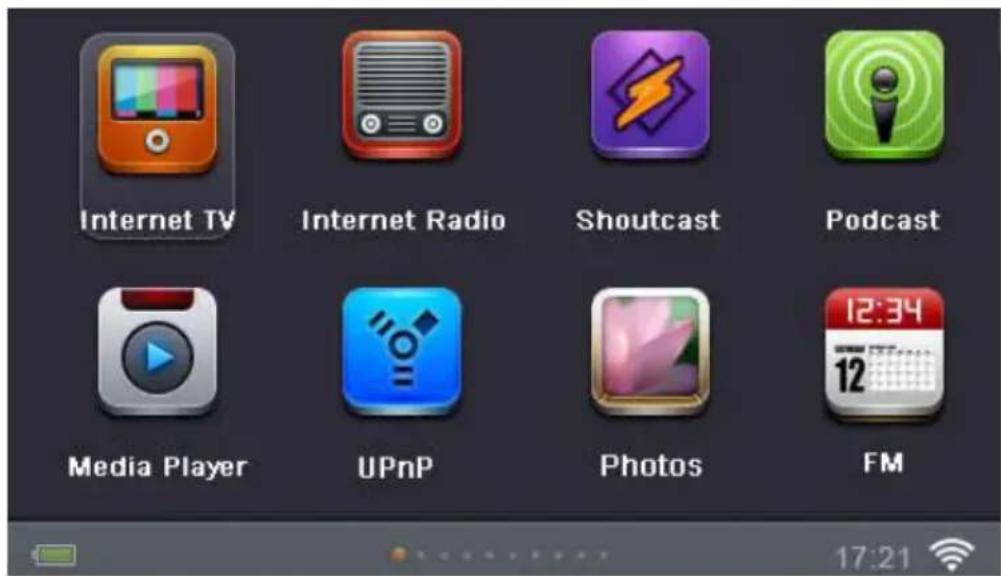 ALBRECHT DR 870 HD TV - Start Menu - 1