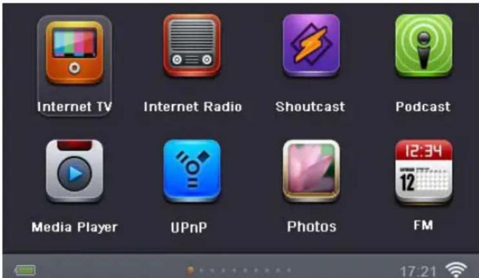 ALBRECHT DR 870 HD TV - Startmenu - 1