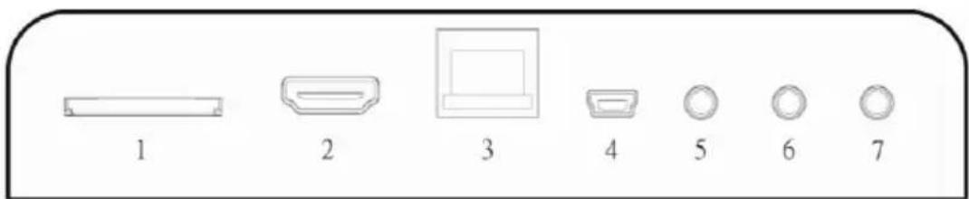 ALBRECHT DR 870 HD TV - Anschlüsse Player - Rückseite - 1