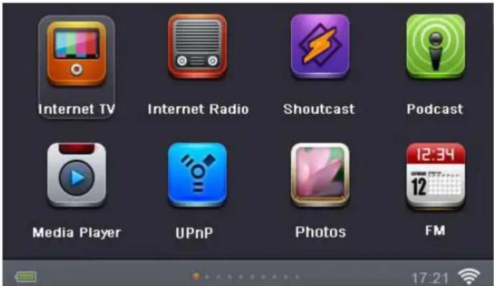 ALBRECHT DR 870 HD TV - Menu Demarrer - 1