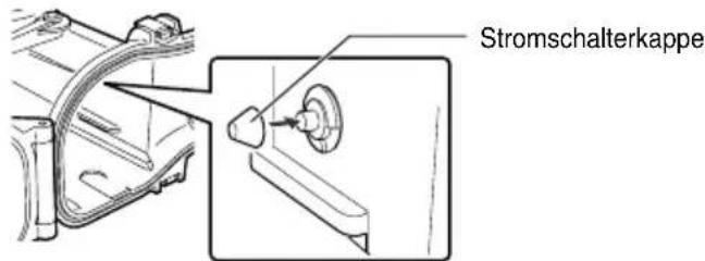 JVC WRMG270 - Bringen Sie die Stromschalterkappe an. (Nicht erforderlich für die Modelle GZ-HM545 ~ GZ-HM570.) - 1