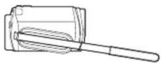 JVC WRMG100 - ④ Falten Sie den Griffgurt. - 1