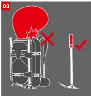 Mammut Removable Airbag System 3.0 - Användning av utlösningstestverktyget: - 3