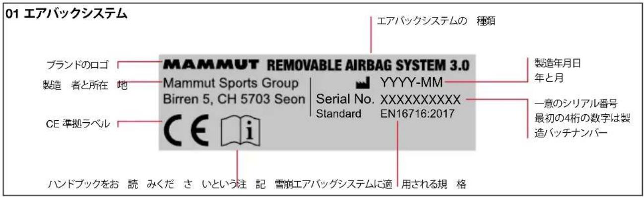 Mammut Removable Airbag System 3.0 - 9.7製品のラル - 1
