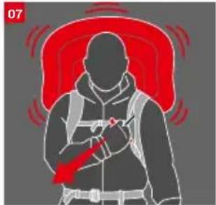Mammut Removable Airbag System 3.0 - Preparing, putting on and deploying the airbag - 6