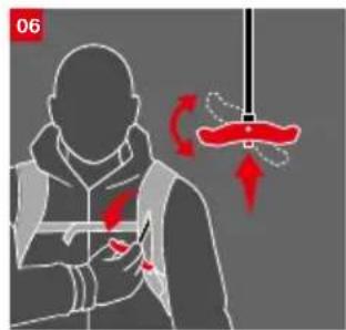 Mammut Removable Airbag System 3.0 - Mise en service, mise en place correcte et déclenchement de l'airbag - 5