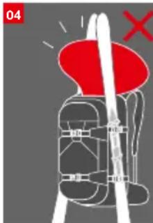 Mammut Removable Airbag System 3.0 - Fissaggio del materiale allo zaino - 3