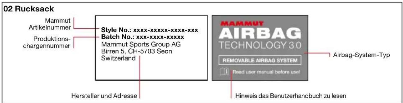 Mammut Removable Airbag System 3.0 - Spezifikationen - 2