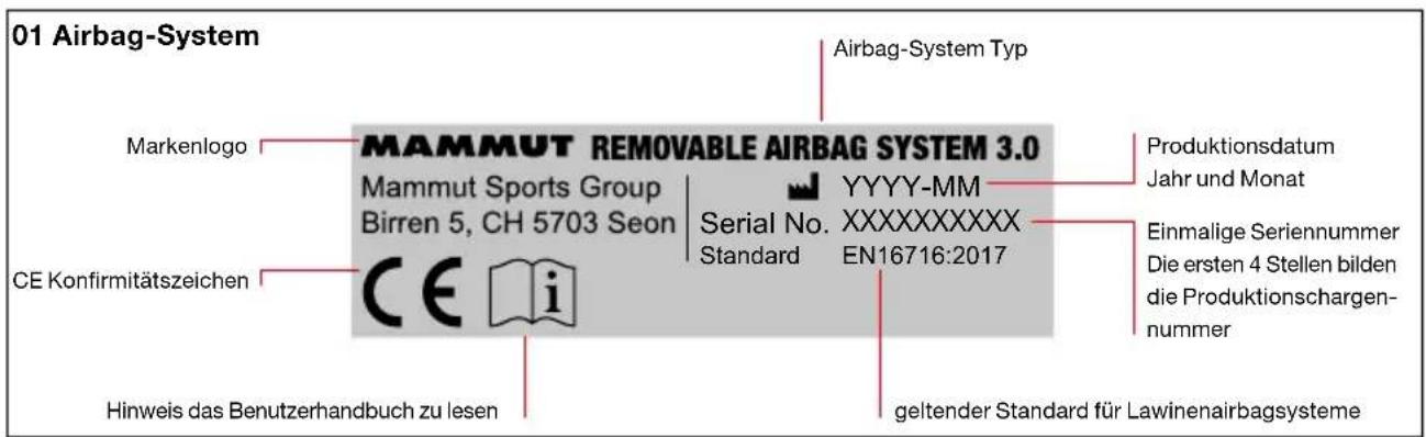 Mammut Removable Airbag System 3.0 - Spezifikationen - 1