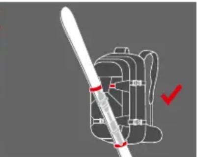 Mammut Removable Airbag System 3.0 - Fissaggio del materiale allo zaino - 4