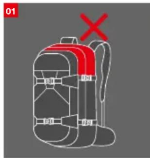 Mammut Removable Airbag System 3.0 - Attaching equipment to the backpack - 1