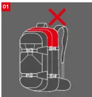 Mammut Removable Airbag System 3.0 - Fissaggio del materiale allo zaino - 1