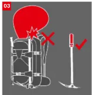 Mammut Removable Airbag System 3.0 - Fixation de matériel au sac à dos - 2