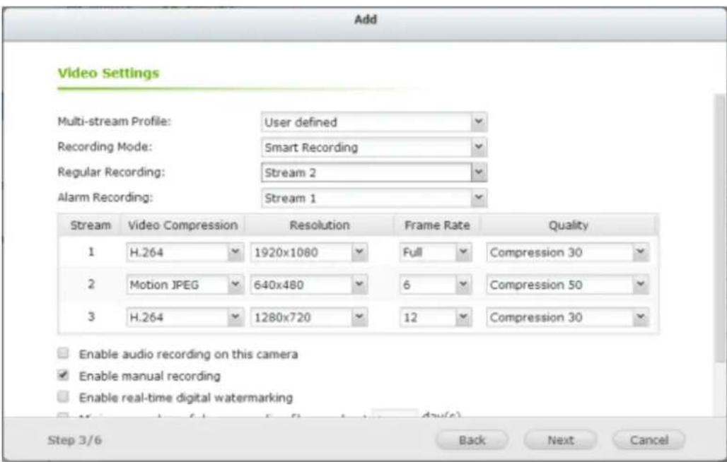 QNAP VS2104L - Multi-flux défiinis par l'utilisateur - 5