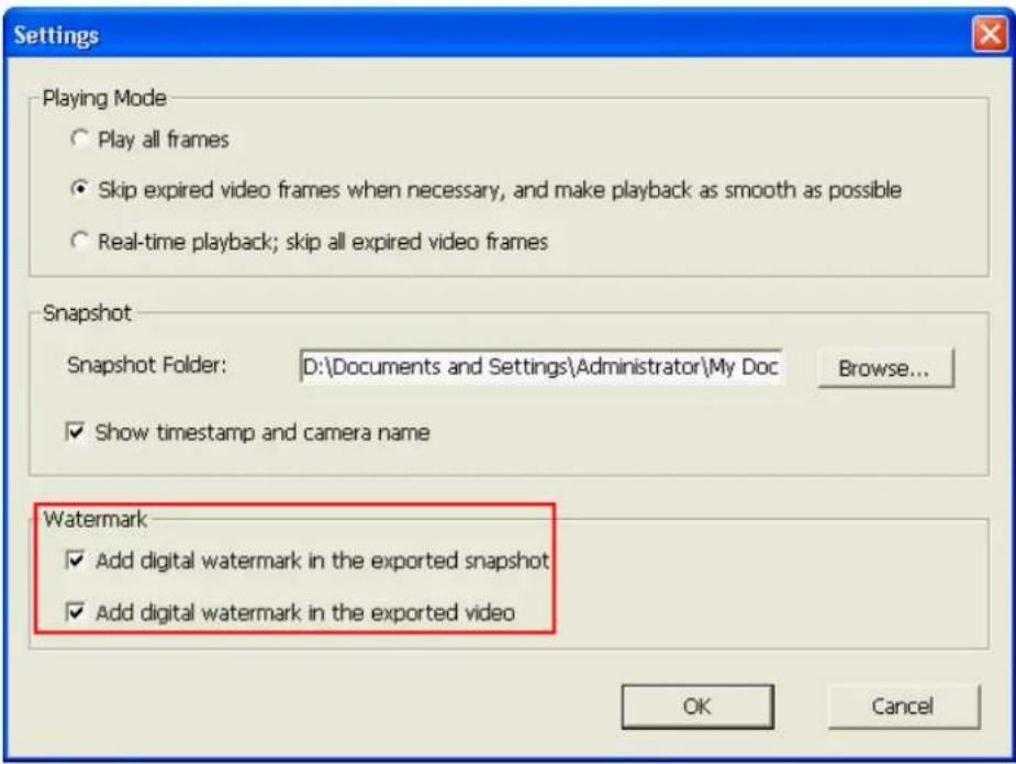 QNAP VS2104L - Exporter des fichiers video avec un filigrane numérique - 1