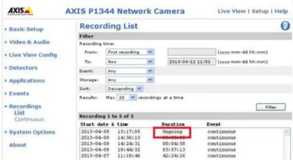 QNAP VS2104L - Comment configurer Enregistrement de bords? - 3