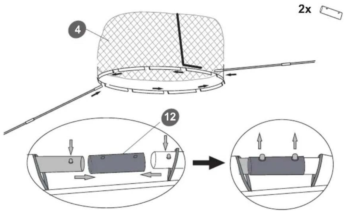 EXIT Panna Surround Net - Step 3 / Schritt 3 / Stap 3 / Étape 3 / Trin 3 - 7