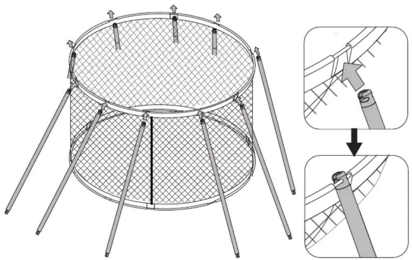 EXIT Panna Surround Net - Step 3 / Schritt 3 / Stap 3 / Étape 3 / Trin 3 - 8