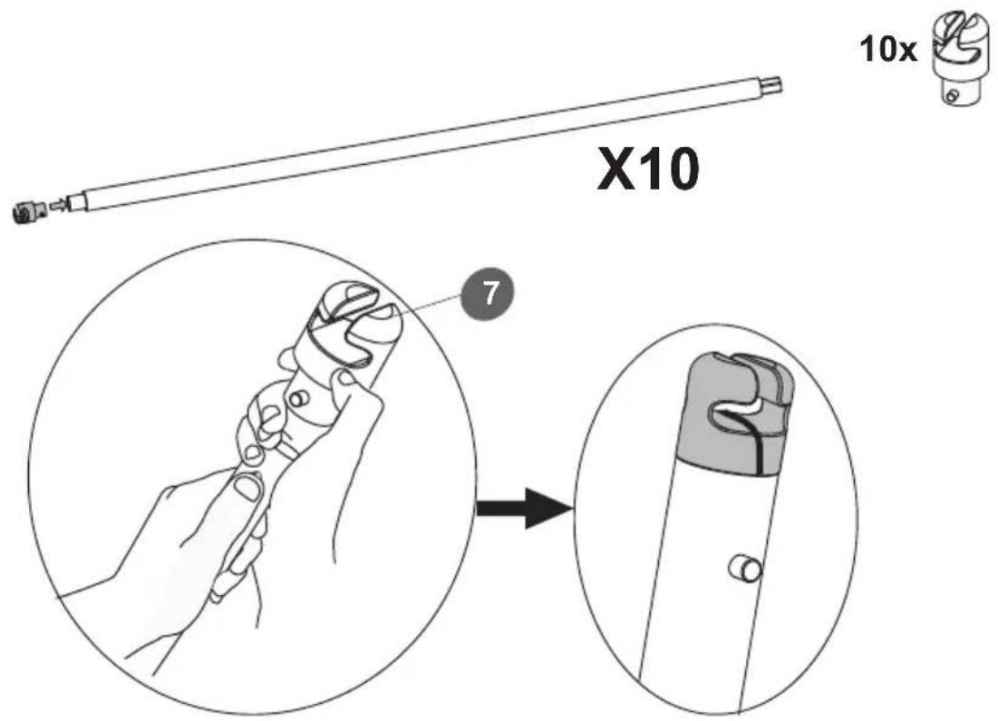 EXIT Panna Surround Net - Step 3 / Schritt 3 / Stap 3 / Étape 3 / Trin 3 - 3