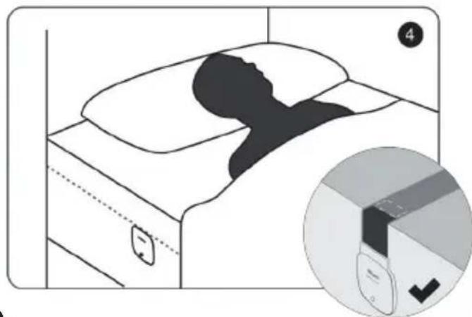 MEDISANA SLEEPACE - De slaapmonitor activeren en plaatsen - 5