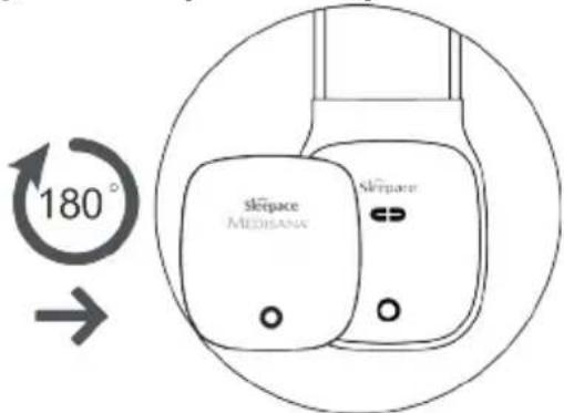 MEDISANA SLEEPACE - Activating and positioning the sleep monitor - 2