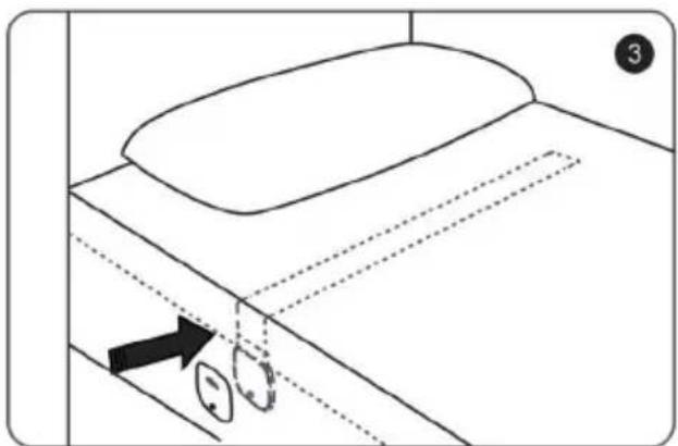 MEDISANA SLEEPACE - Activating and positioning the sleep monitor - 5