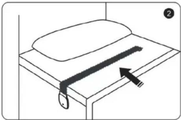 MEDISANA SLEEPACE - Aktivieren und Positionieren des Schlafmonitors - 3
