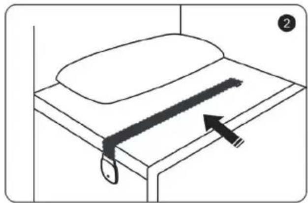 MEDISANA SLEEPACE - Activating and positioning the sleep monitor - 4