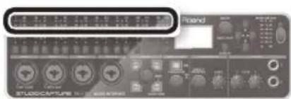 ROLAND StudioCapture UA1610 - Pour éteindre les témoins de crête allumés - 1