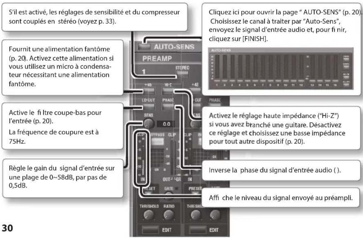 ROLAND StudioCapture UA1610 - Réglage des préamplis et des mixeurs - 2