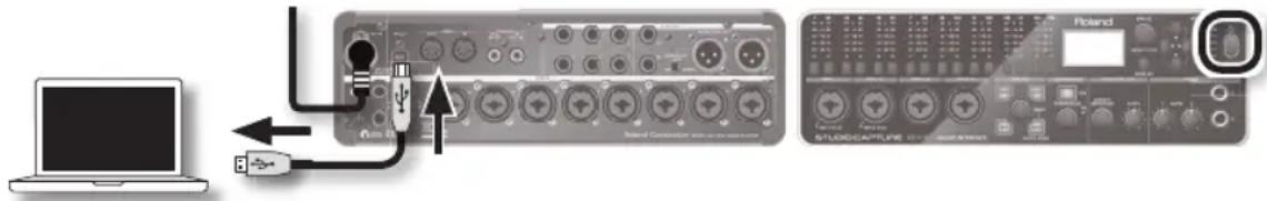 ROLAND StudioCapture UA1610 - Installer le pilote USB (mac OS x) - 1