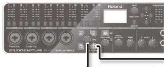 ROLAND StudioCapture UA1610 - Choisissez le canal à régler. - 3