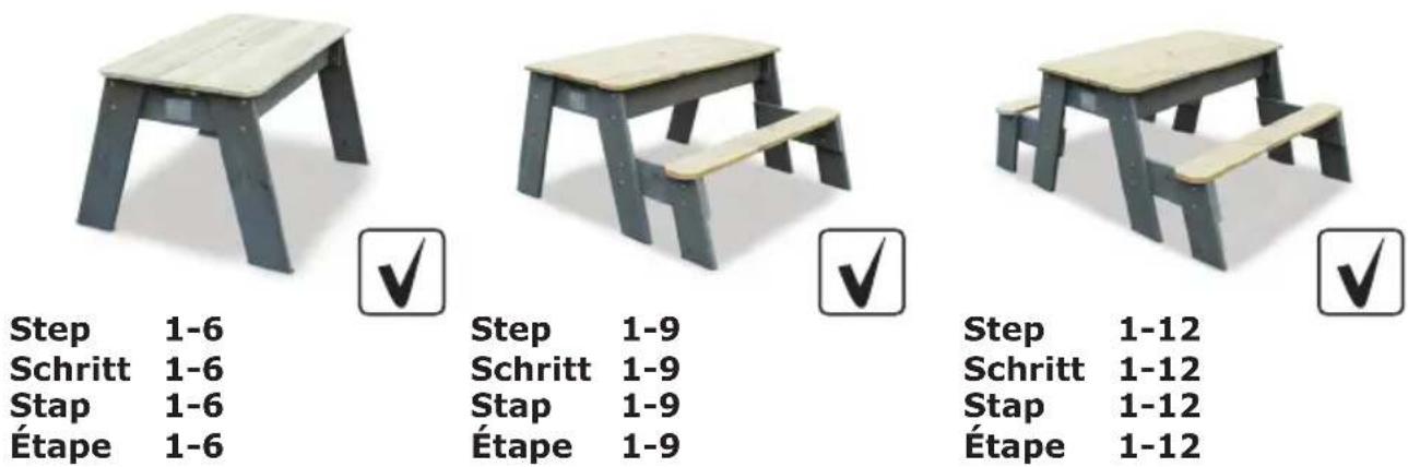 EXIT Aksent Sand and Watertable L - Assembly / Montage / Montage / L'assemblage - 1