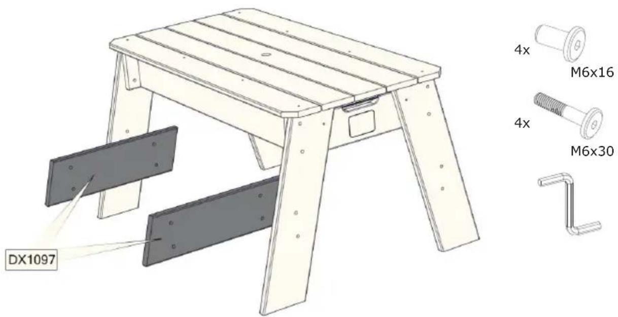 EXIT Aksent Sand and Watertable L - Parts list / Teileliste / Onderdelen / Liste des pièces - 2