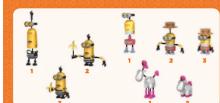 Mega Bloks Despicable Me Micro Action Figures Series 10 - 15