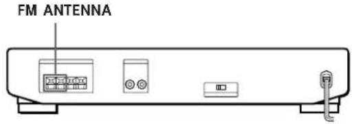 SONY STSE200 - Conexión de la antenna de FM - 1