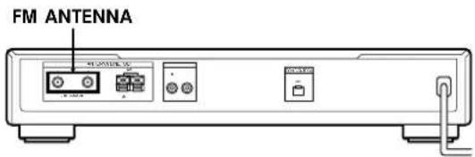SONY STSB920 - Raccordement de I'antenne FM - 1