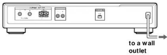 SONY STSB920 - Mains lead hookup - 1