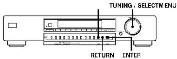 SONY STSB920 - About the Menu Entry System - 1