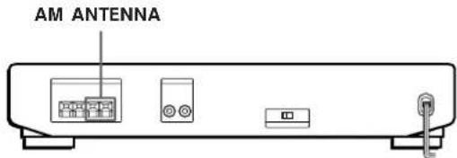 SONY STJX661 - Conexión de la antenna de AM - 1