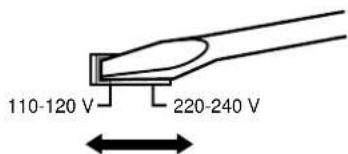 SONY STJX661 - Setting the voltage selector - 1