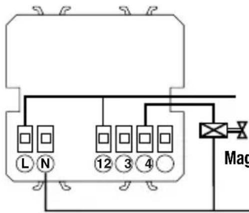 Gewiss GW14716 - Mit Magnetventil NG - 1