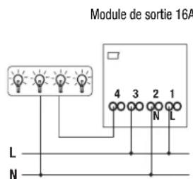 Gewiss GW14821 - Fonctionnement temporisé - 2