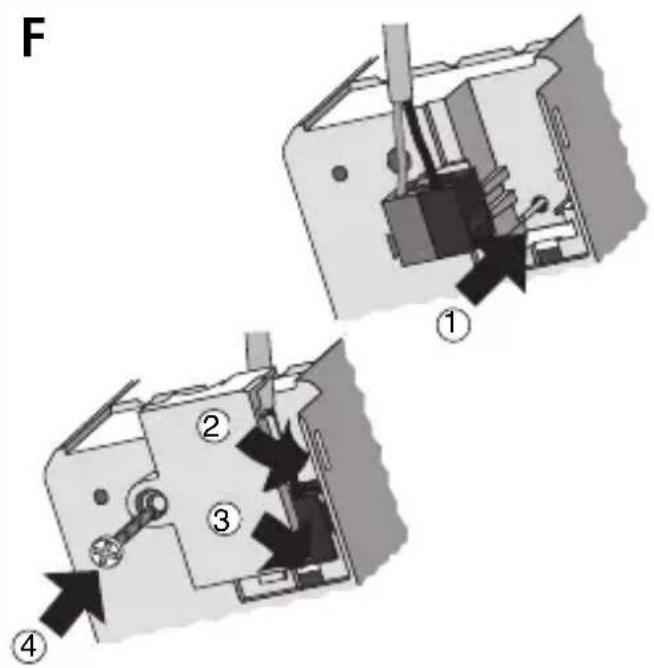 Gewiss GW14767 - ②Connessione cavo bus - 1