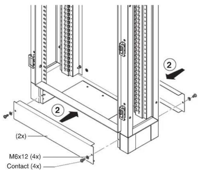 Gewiss GW45054 - MONTAGGIOZOCCOLO - ASSEMBLY OF BLOCK MOUNT - MONTAGE DU SOCLE - MONTAJE ZOCALO - MONTAGE DER SOCKEL - 3